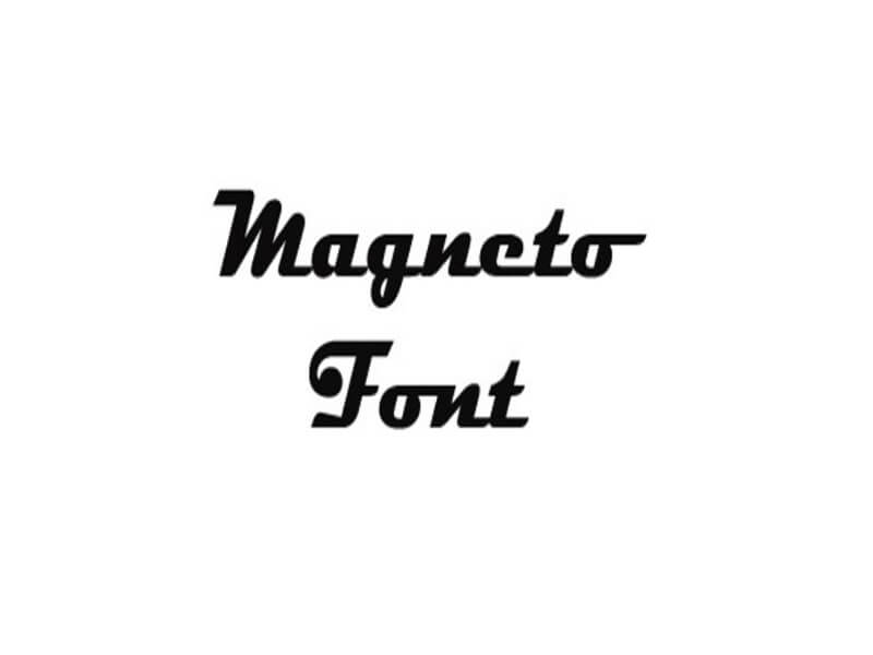 Magneto bold font